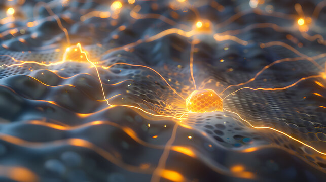 3D illustration of enzyme-substrate interaction
