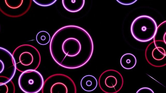 Neon Ripple Waves