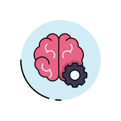 Machine learning vector icon