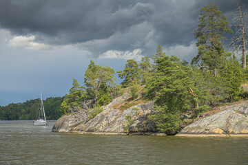 Mälarsee, Inseln, Wasserwege, westlich von Stockholm, Schweden