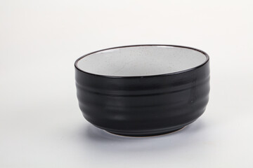 Empty clean color bowl dishware