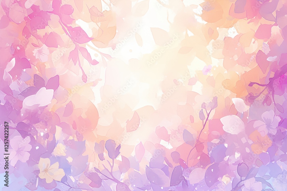 Wall mural abstract watercolor splash background with colorful watercolor splashes and blended hues. emphasizin