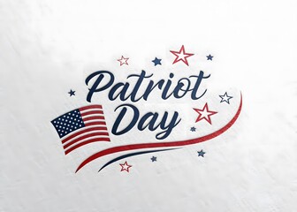 Patriot Day Advertisement Design – 9/11 Remembrance, USA Flag, American Tribute Banner