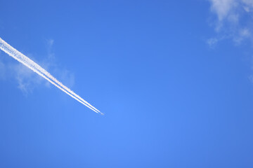 airplane in the sky, wing background, travel photo