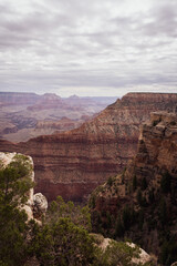 Breathtaking views and scenery of the Grand Canyon of the Colorado River in the United States.