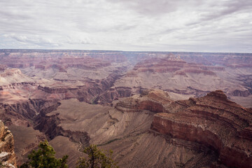 Breathtaking views and scenery of the Grand Canyon of the Colorado River in the United States.