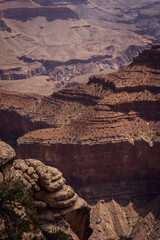Breathtaking views and scenery of the Grand Canyon of the Colorado River in the United States.