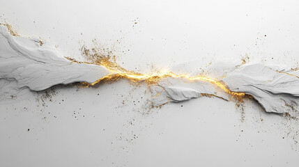 Biały ekskluzywny marmur, delikatny wzór złota, dekoracja płytka generative ai 