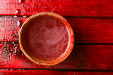 cup of wine. The concept of the holy martyr and the food of Christ