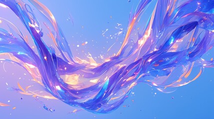 Vibrant abstract background with flowing liquid patterns. Featuring bold colors and dynamic movement. Highlighting energy and creativity. Ideal for social media posts and marketing materials.