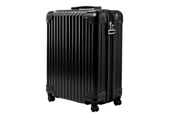Fototapeta premium Black fiber suitcase.