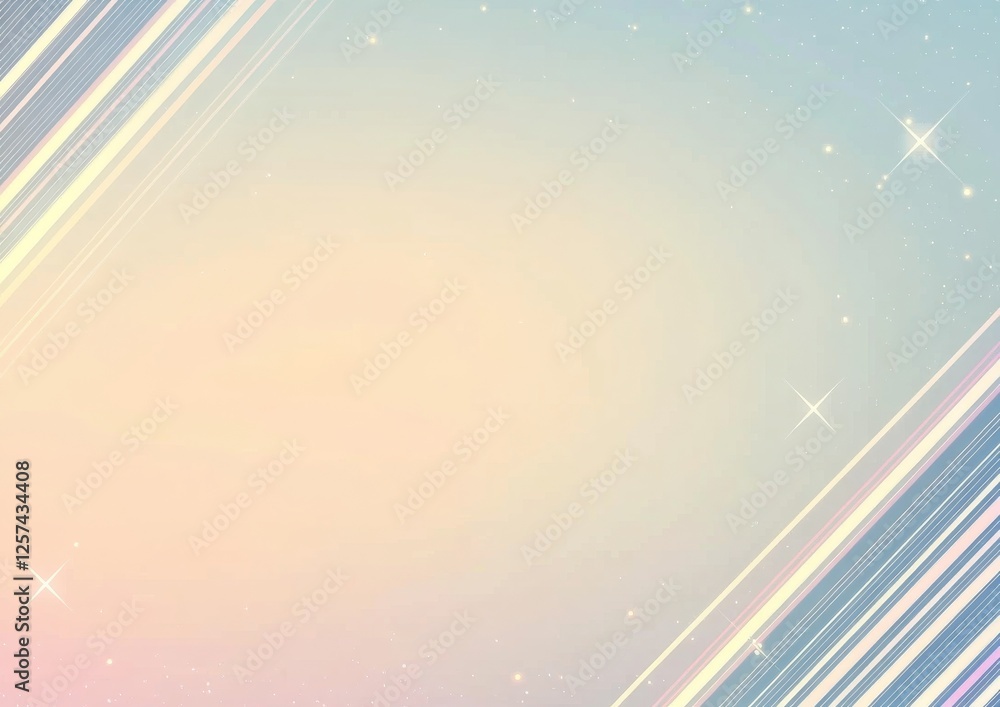 Poster a soft gradient background with streaks of light and subtle sparkles, evoking a dreamy, ethereal atm