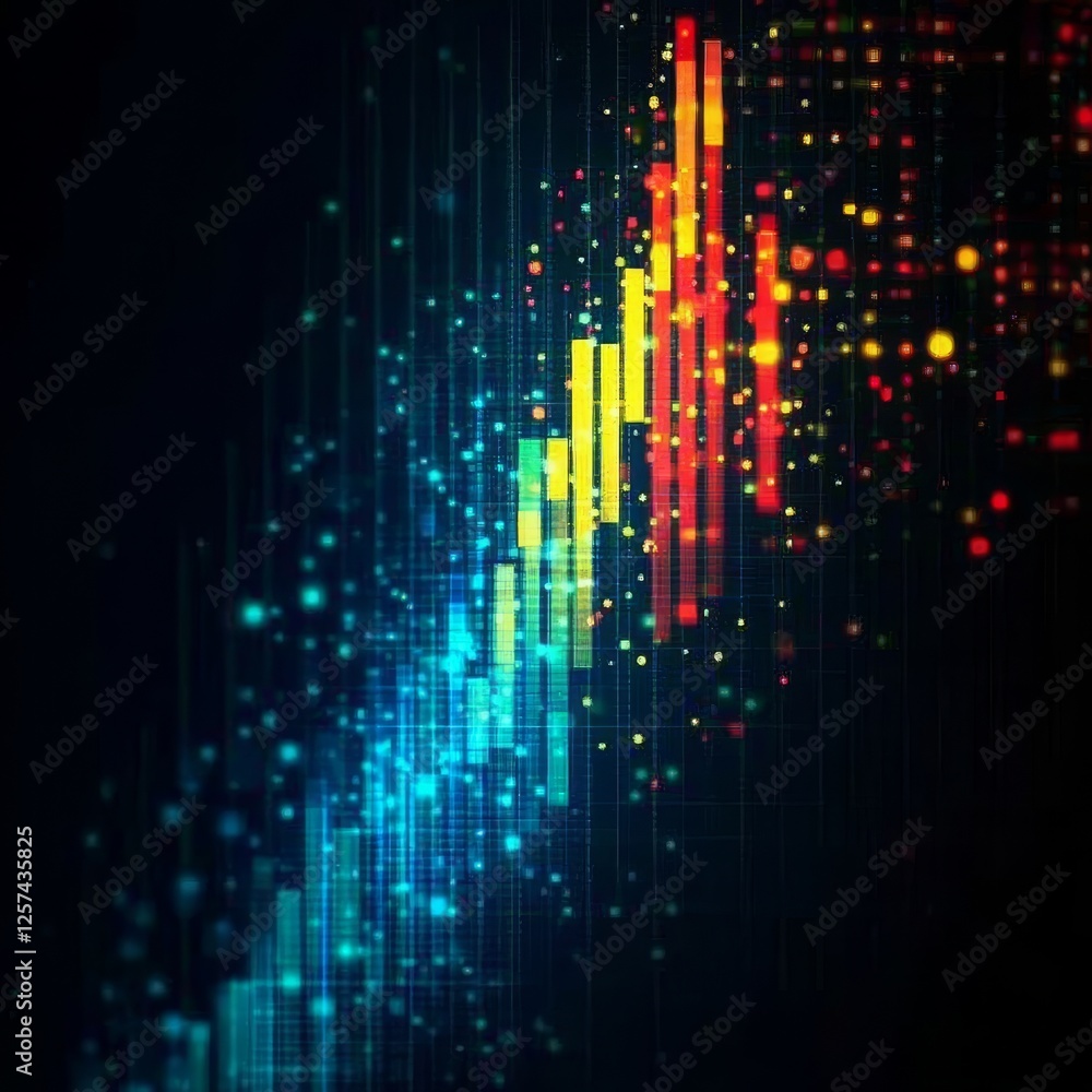 Poster Abstract Data Visualization: A Dynamic Display of Information, Gradient Color Spectrum Representing Analysis and Digital Communication in a Dark Environment