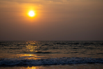 Beautiful Sunset on a Evening in Agonda, Goa, India
