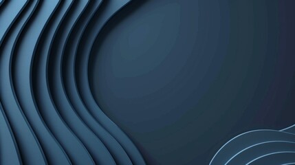 Fototapeta premium blue Background with Grid Lines and Shapes, Banner Template with White Space for Text. Abstract Minimalist Wallpaper with Copy Space on blue Background. Simple Modern Wallpaper.