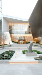 Modern Architectural Design Featuring a Scenic Outdoor Space