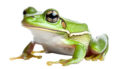 Obraz premium Frog, Isolated on White