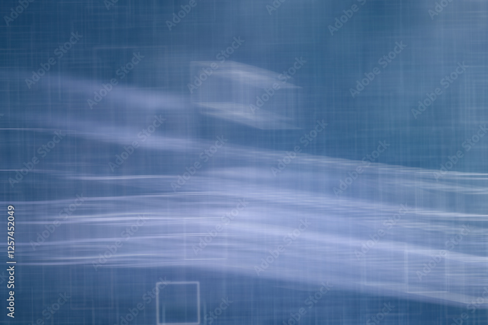 Wall mural blurred abstract / blue violet gradient background square bokeh, beautiful technological modern back