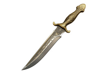 Sharp dagger knife.