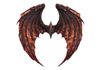 Open demon wings.