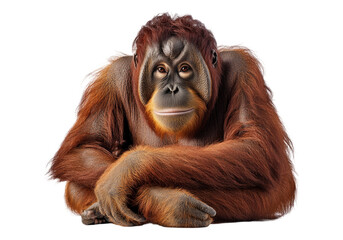 Sumatran orangutan monkey.