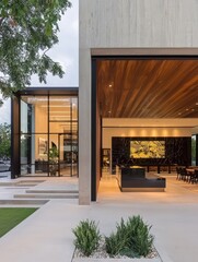 Modern Architectural Design Featuring Open Concept Space