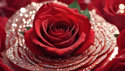 background valentine's day and wedding with flower
