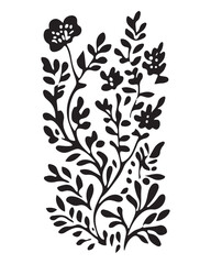 Elegant Floral Laser Cut Wood Panels