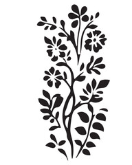 Elegant Floral Laser Cut Wood Panels