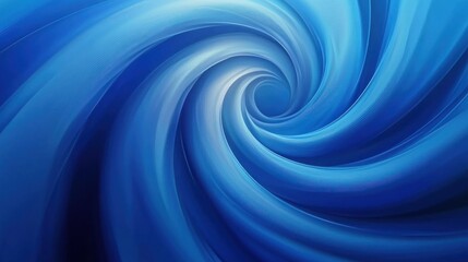 Abstract Blue Vortex: A swirling Symphony of Color and Light