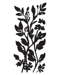 Elegant Floral Laser Cut Wood Panels