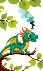 Obraz premium dragon fantasy, cartoon, fairy tale 