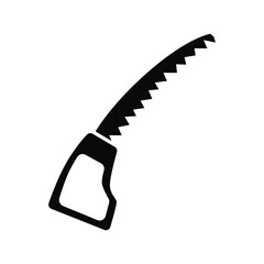 Saw icon vector. Sawmill illustration sign. Wood processing symbol or logo.