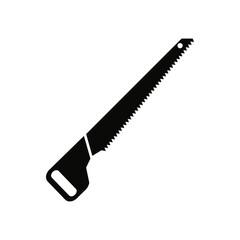 Saw icon vector. Sawmill illustration sign. Wood processing symbol or logo.