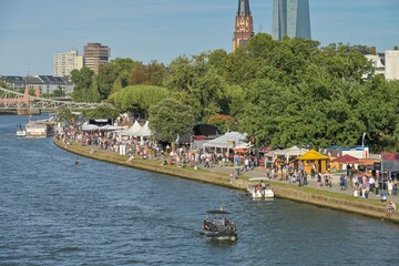 Main, Museumsuferfest, Sachsenhäuser Ufer, Frankfurt am Main, Hessen, Deutschland