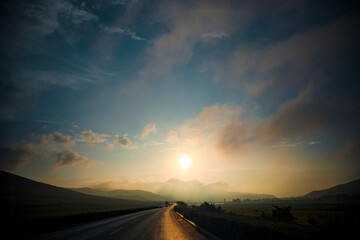 Scenery of Zhangbei grassland in Chongli City, Hebei Province, China