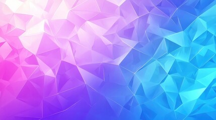 Fototapeta premium Abstract Crystalline Gradient: A Symphony of Pink, Purple, and Blue