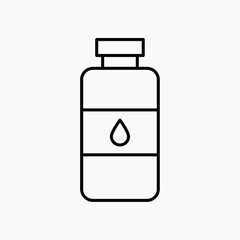 Bottle icon. simple vector icon