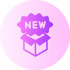 new product gradient icon