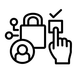 Obraz premium Access Icon