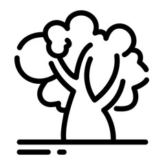 tree Line Icon