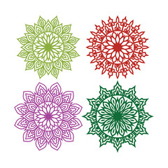 Outline Mandala for Coloring desgin