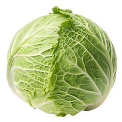 Cabbage isolated on a transparent background