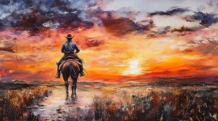 sunset in the mountains