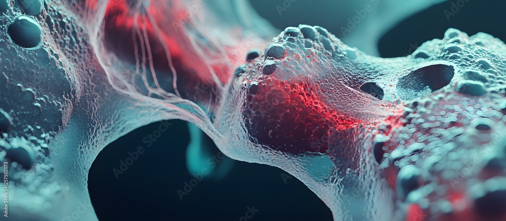 Poster abstract cellular structure