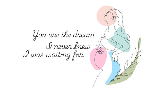 Mom to Be Hand Drawn Title Slideshow