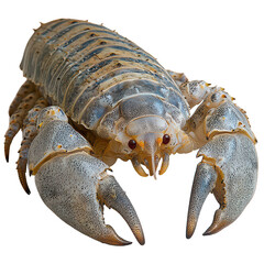 Giant Isopod isolated on transparent background, PNG