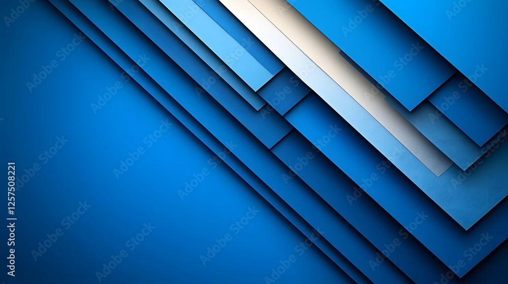 Aufkleber layered blue abstract background with various shades creating depth and dimension in a modern design