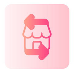 Exchange gradient icon