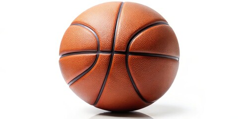 Obraz premium Basketball on White Background